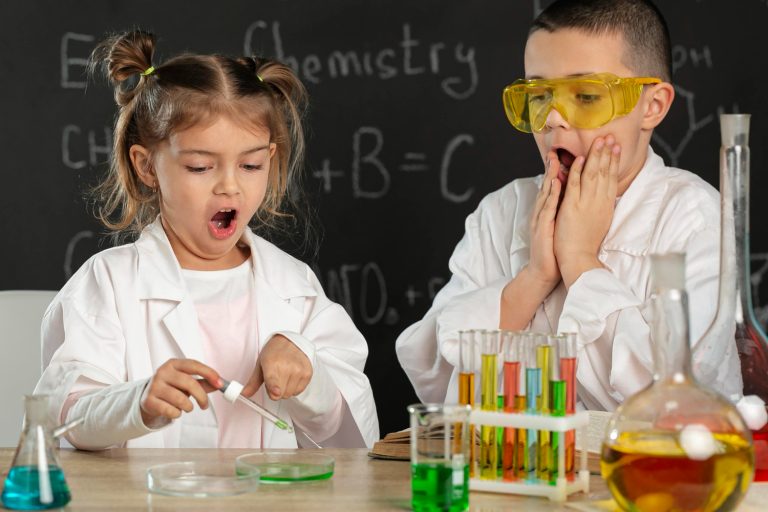 children-doing-experiments-laboratory